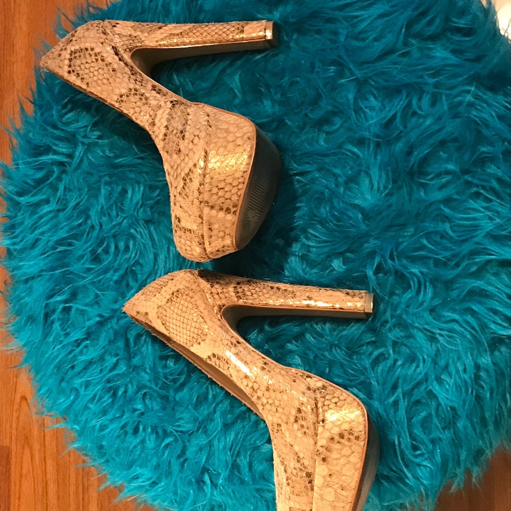 Steve Madden BEASST-S Leather Snakeskin Print - Picture 7 of 8